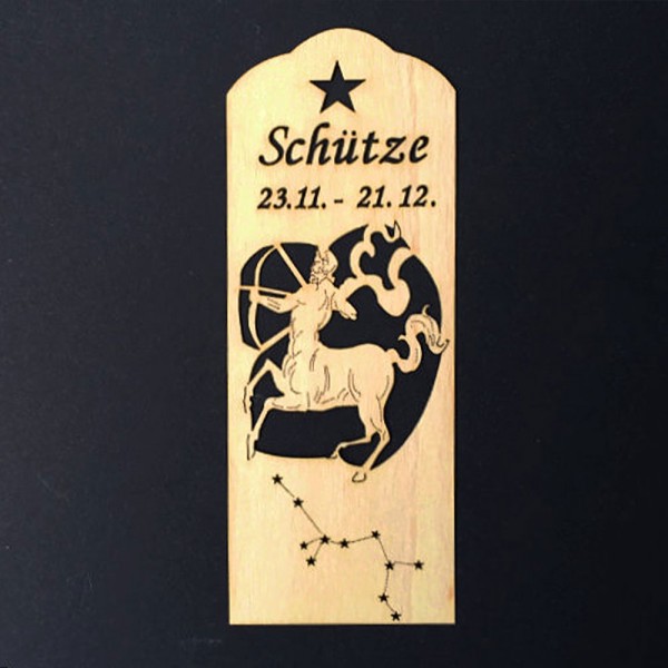 Bookmark zodiacs Schütze (Sagittarius)