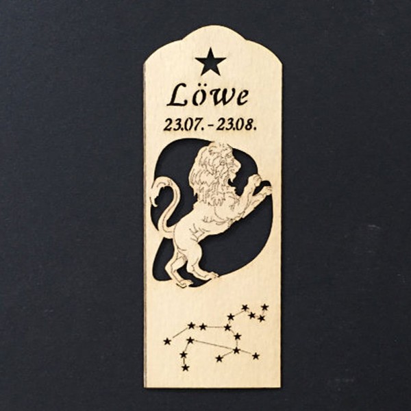 Bookmark Zodiacs Löwe ( lion)