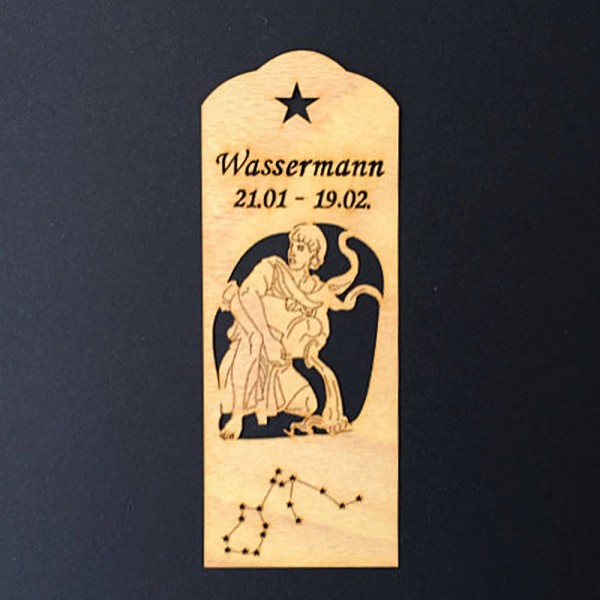 Bookmark zodiacs Wassermann ( Aquarius )