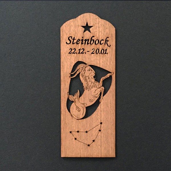 Bookmark zodiacs Steinbock ( Capricorn)